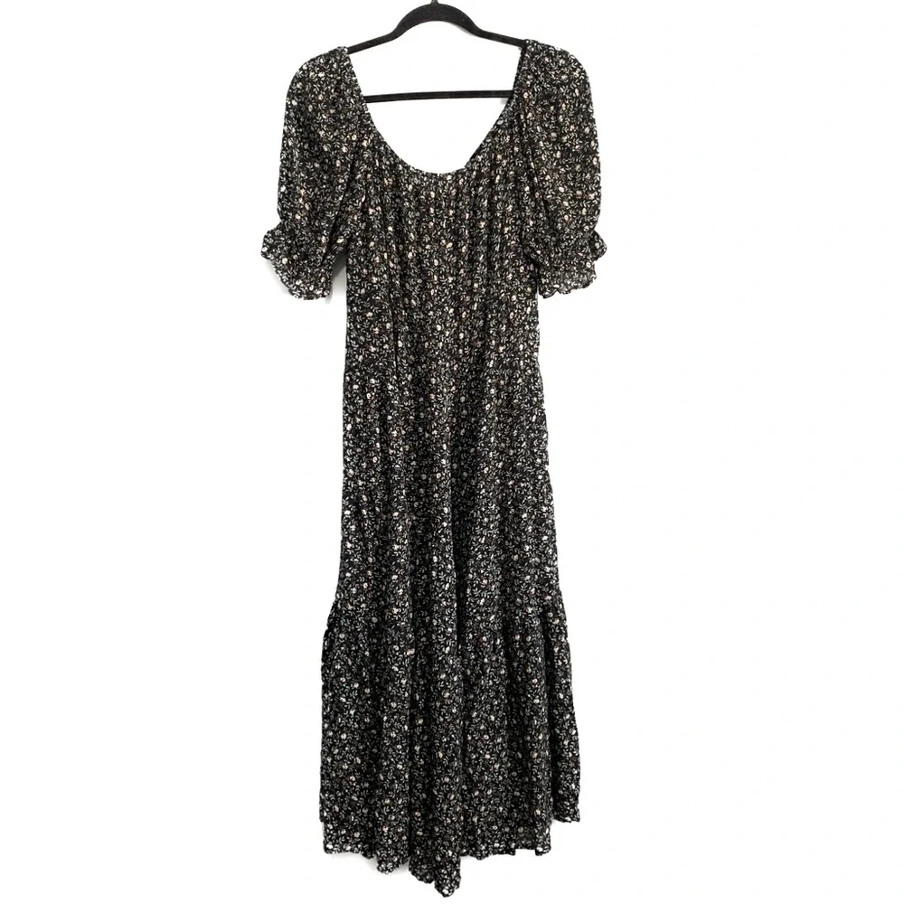 Shop Neighbor by In The Beginning Floral Print Tiered Maxi Dress - Picture 2 of 6